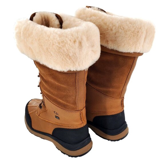 UGG 5 Adirondack Tall Boot III Fur Waterproof Sheepskin Leather Outdoor Shoes - Picture 9 of 16